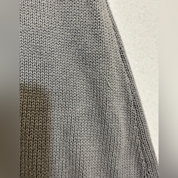 Susan Graver Womens Sweater Tunic Cable Knit Grey size M - Picture 7 of 8